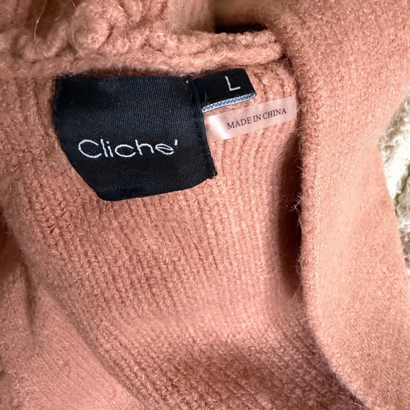 Women's Sweater in Warm Brown - Picture 3 of 4